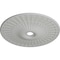 Ekena Millwork Galveston Ceiling Medallion (Fits Canopies up to 4 3/4"), 36 5/8"OD x 3 5/8"ID x 2 3/8"P, Frost CM36GLFRF - alternate 3